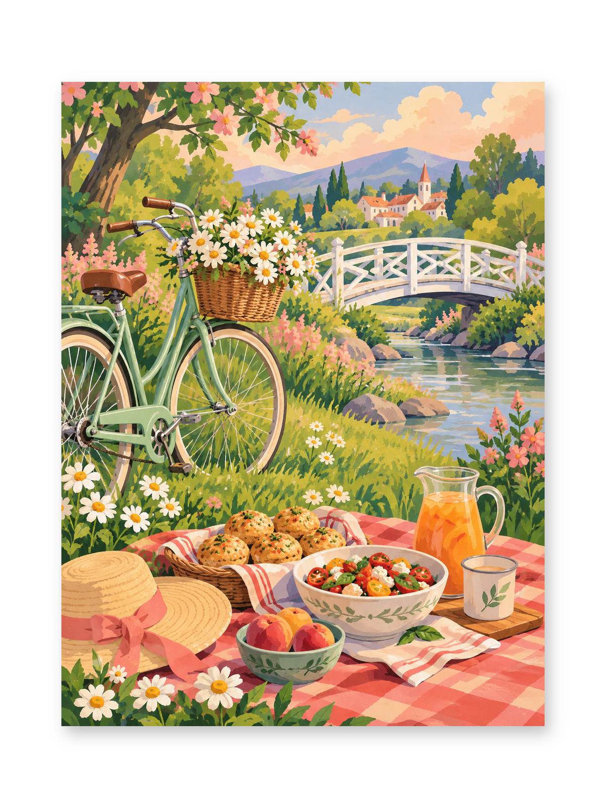Garden Picnic Paint by Numbers Kit