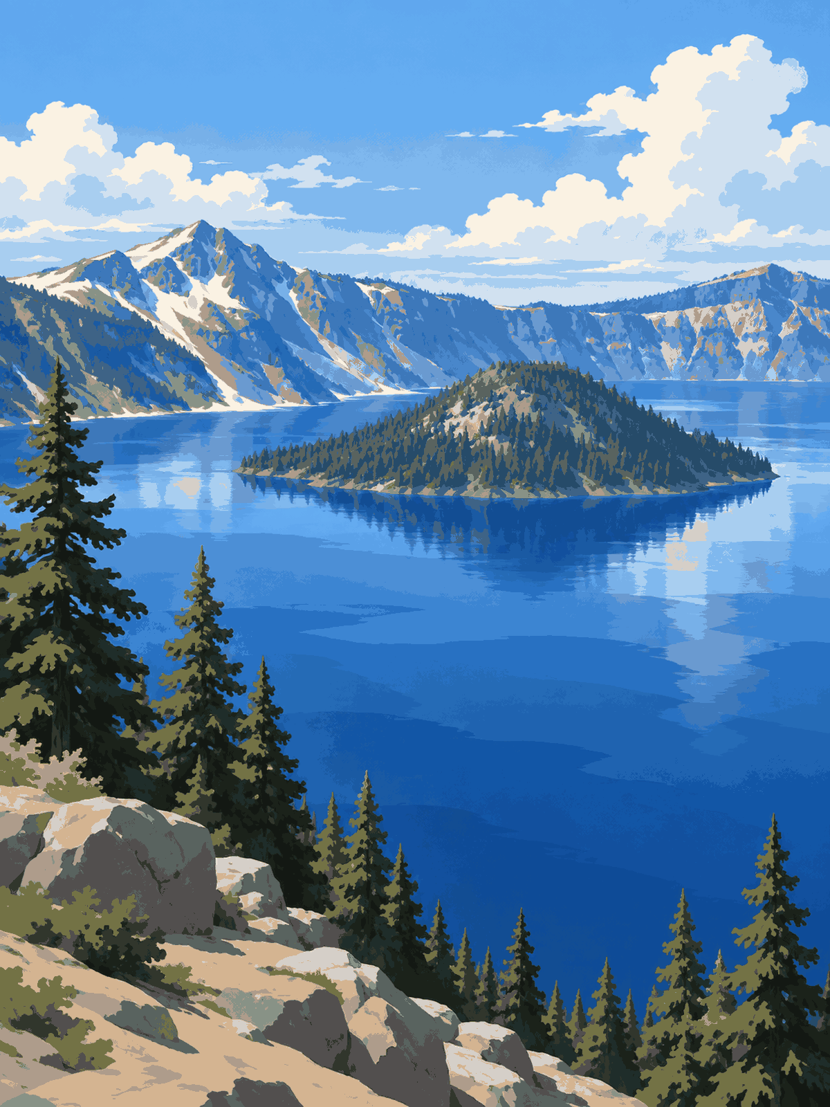 Crater Lake Blue