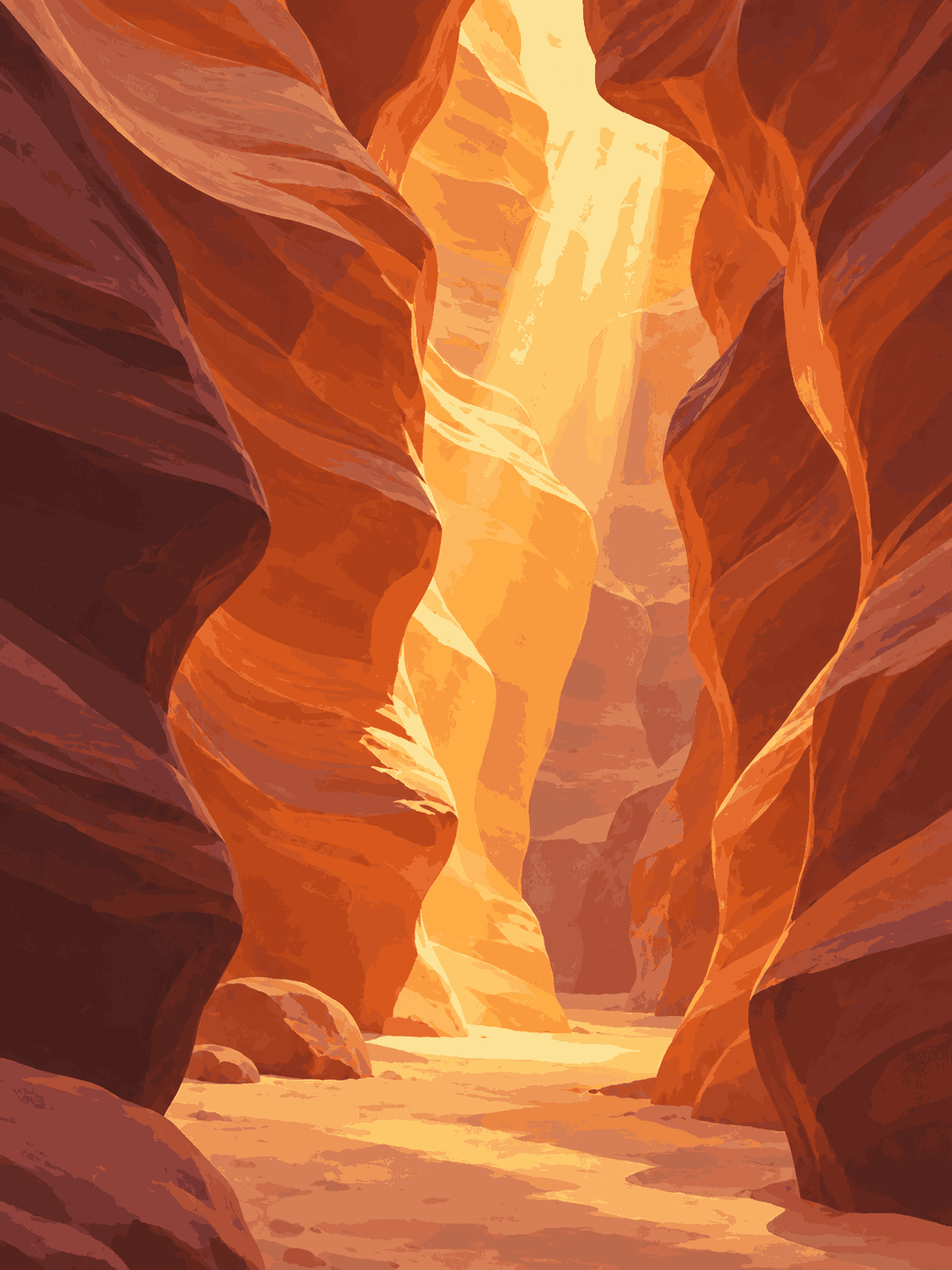 Golden Slot Canyon