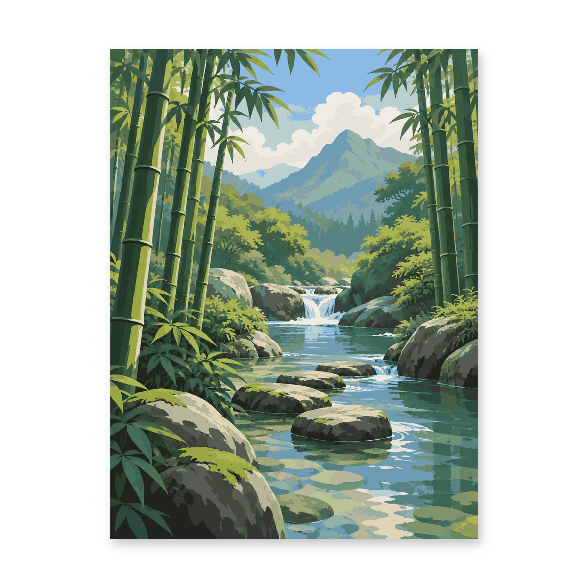 Fiume di bambù