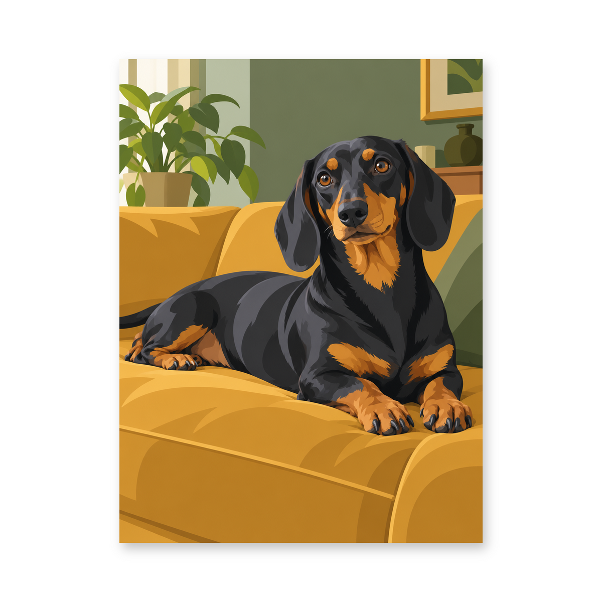 Cozy Dachshund