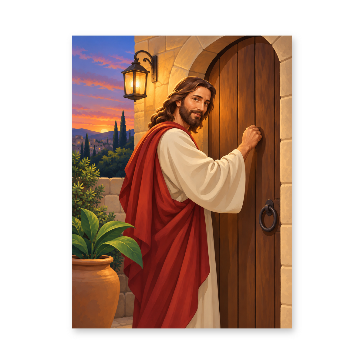 At the Door