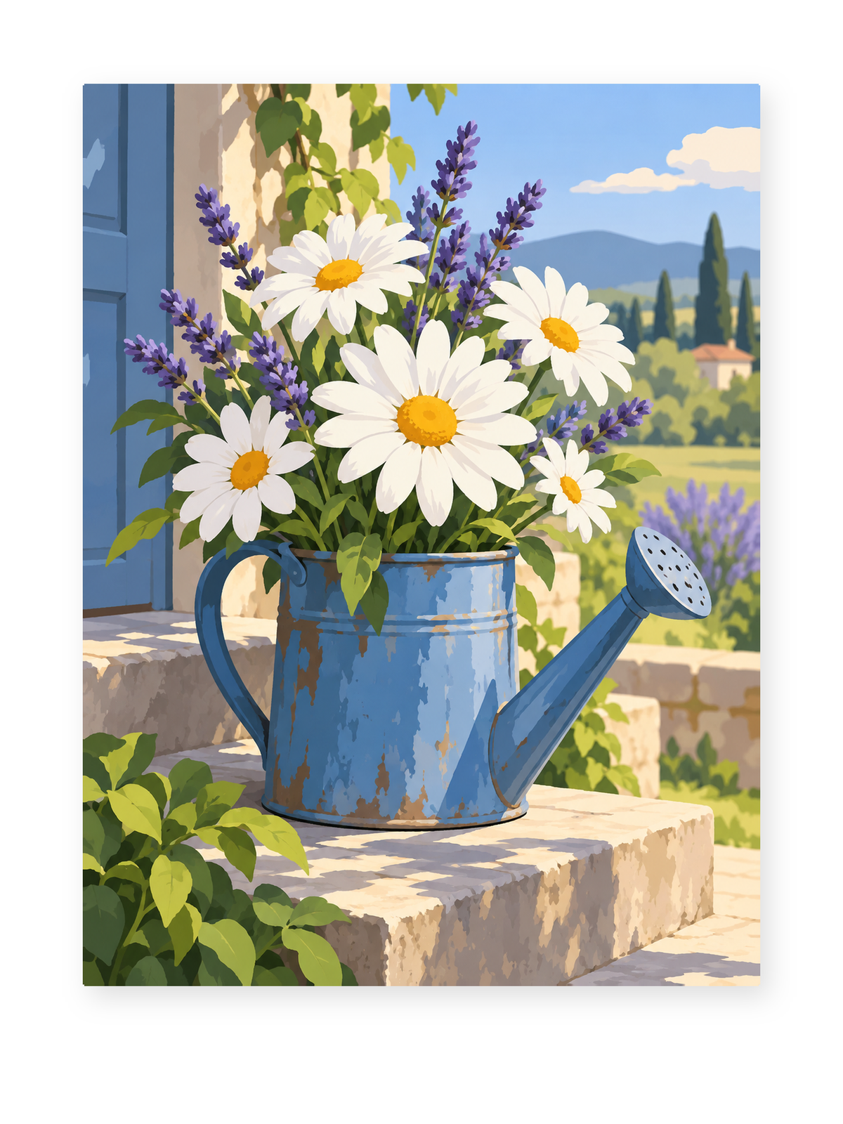 Daisy Watering Can