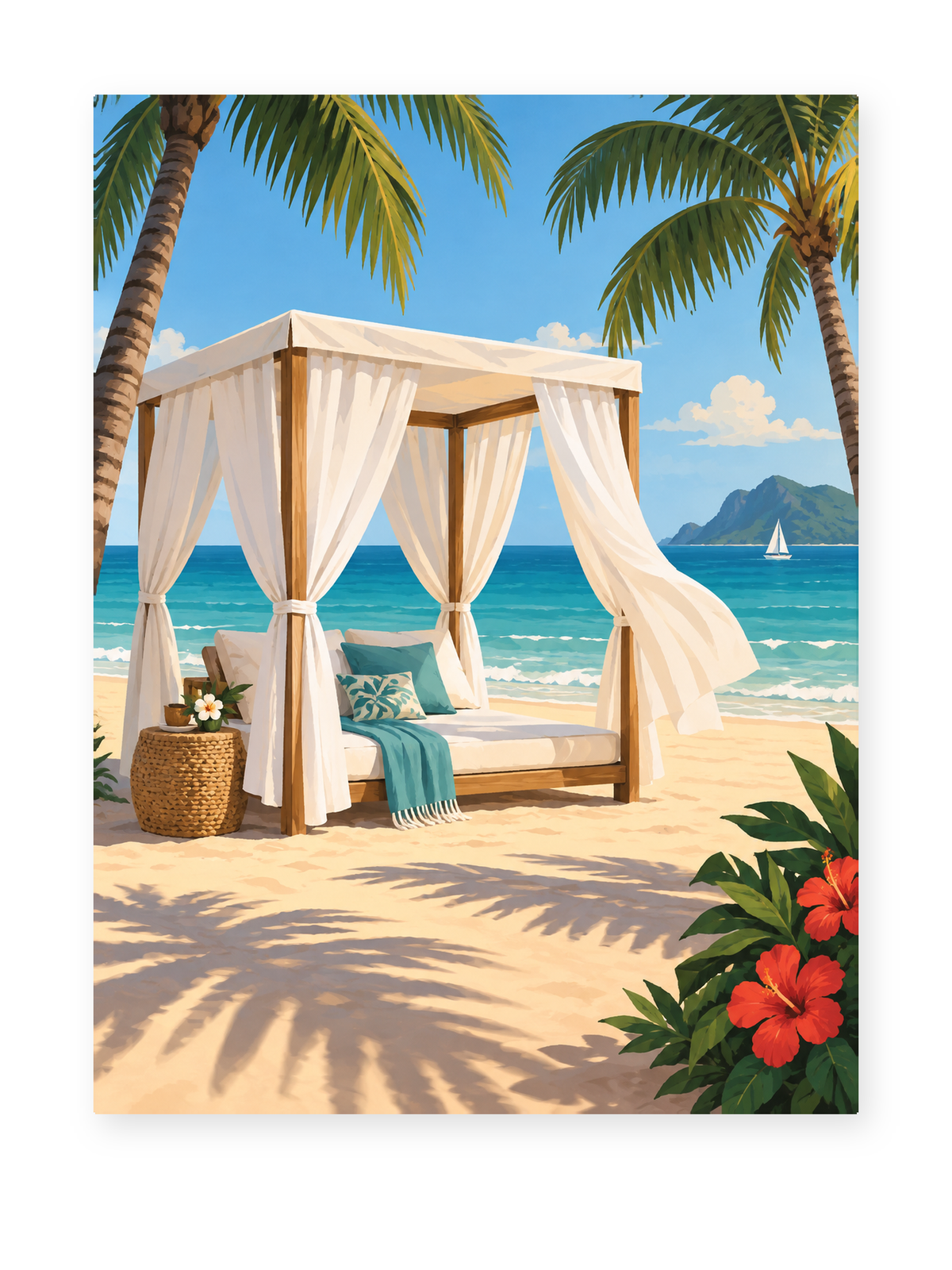Tropical Beach Cabana