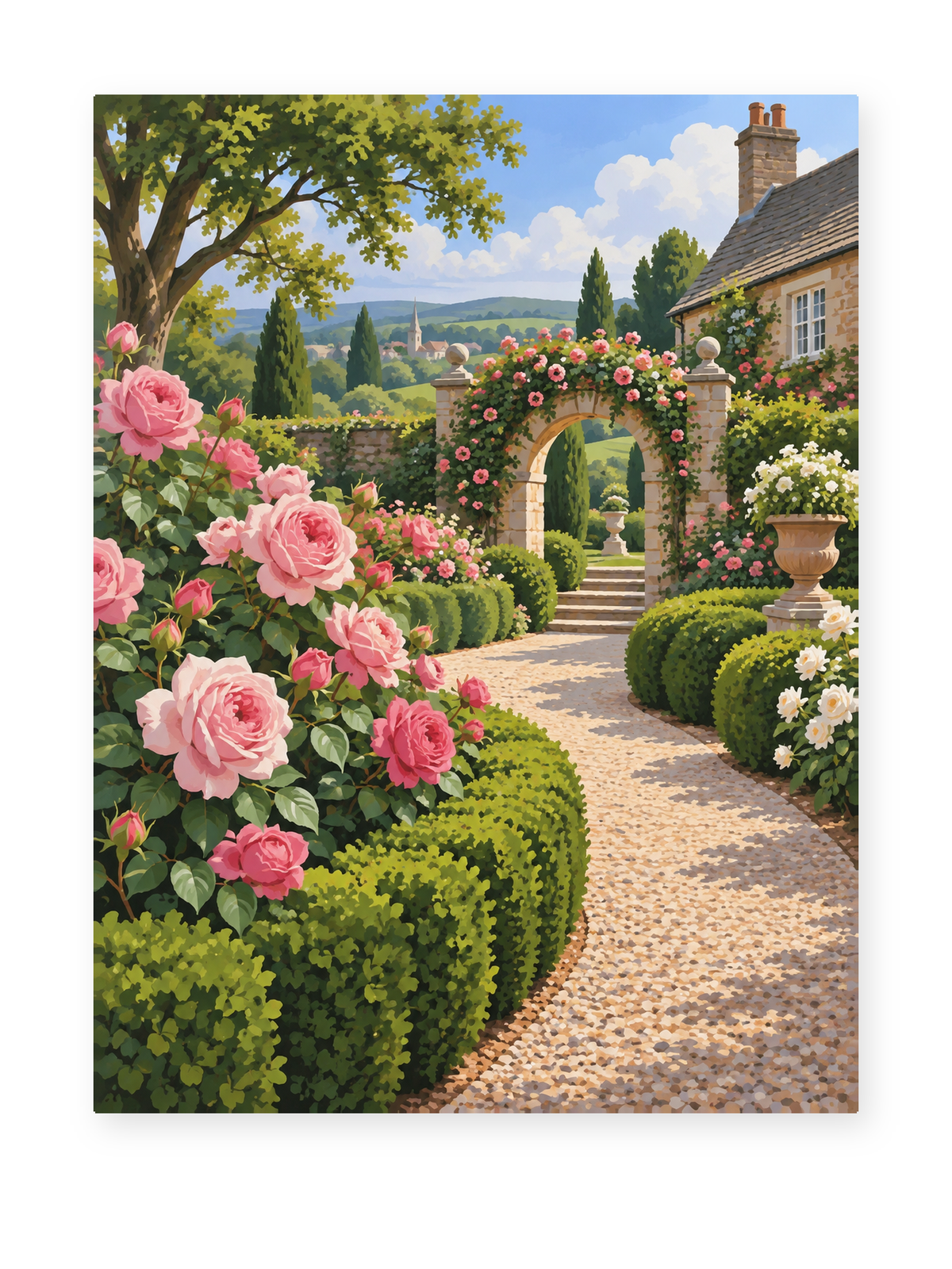 Rose Garden Path