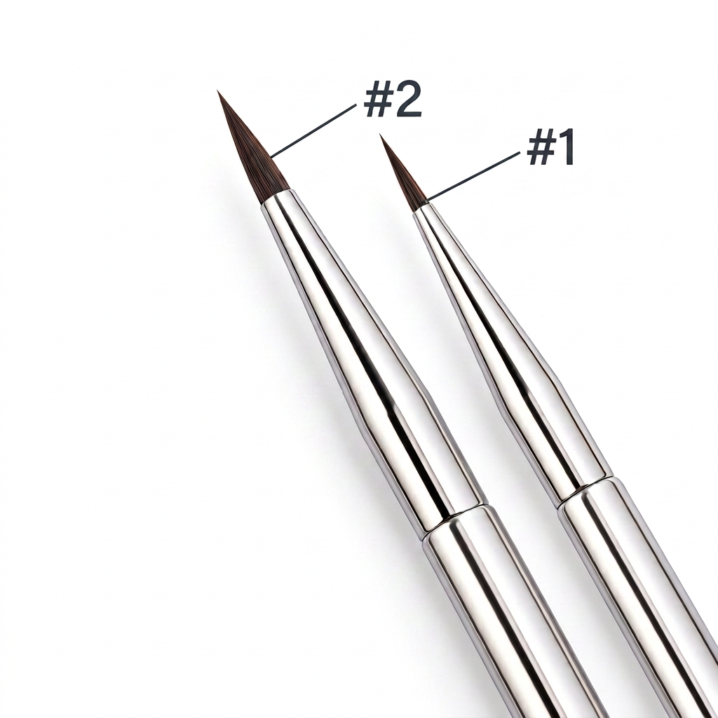 Detail brushes No. 1 and No. 2