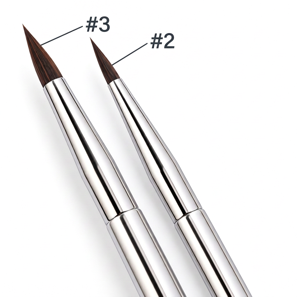 Detail brushes No. 2 and No. 3